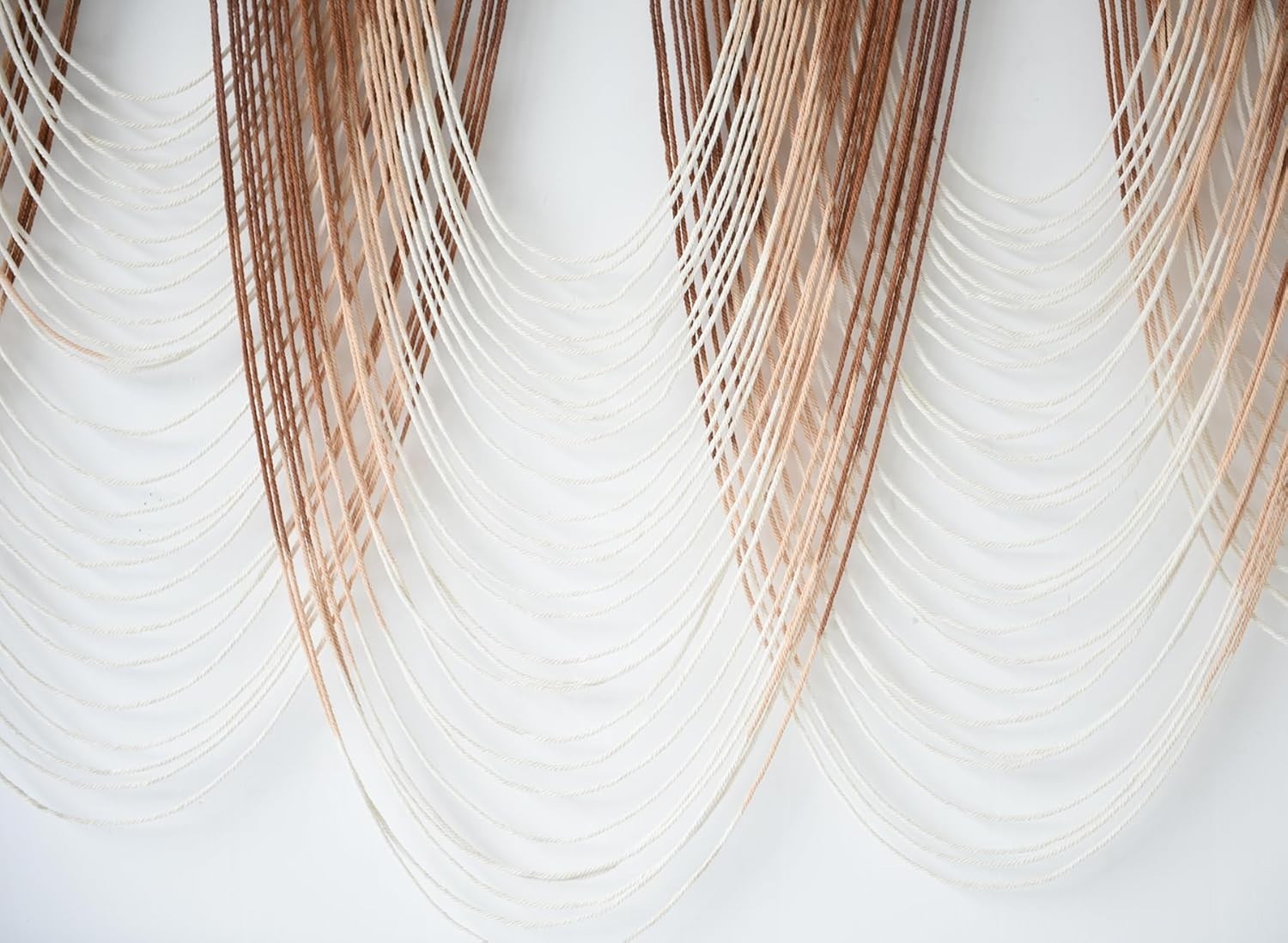 Macrame Wall Hanging Brown Dip-Dyed Large Macrame Wall Decor For Living…