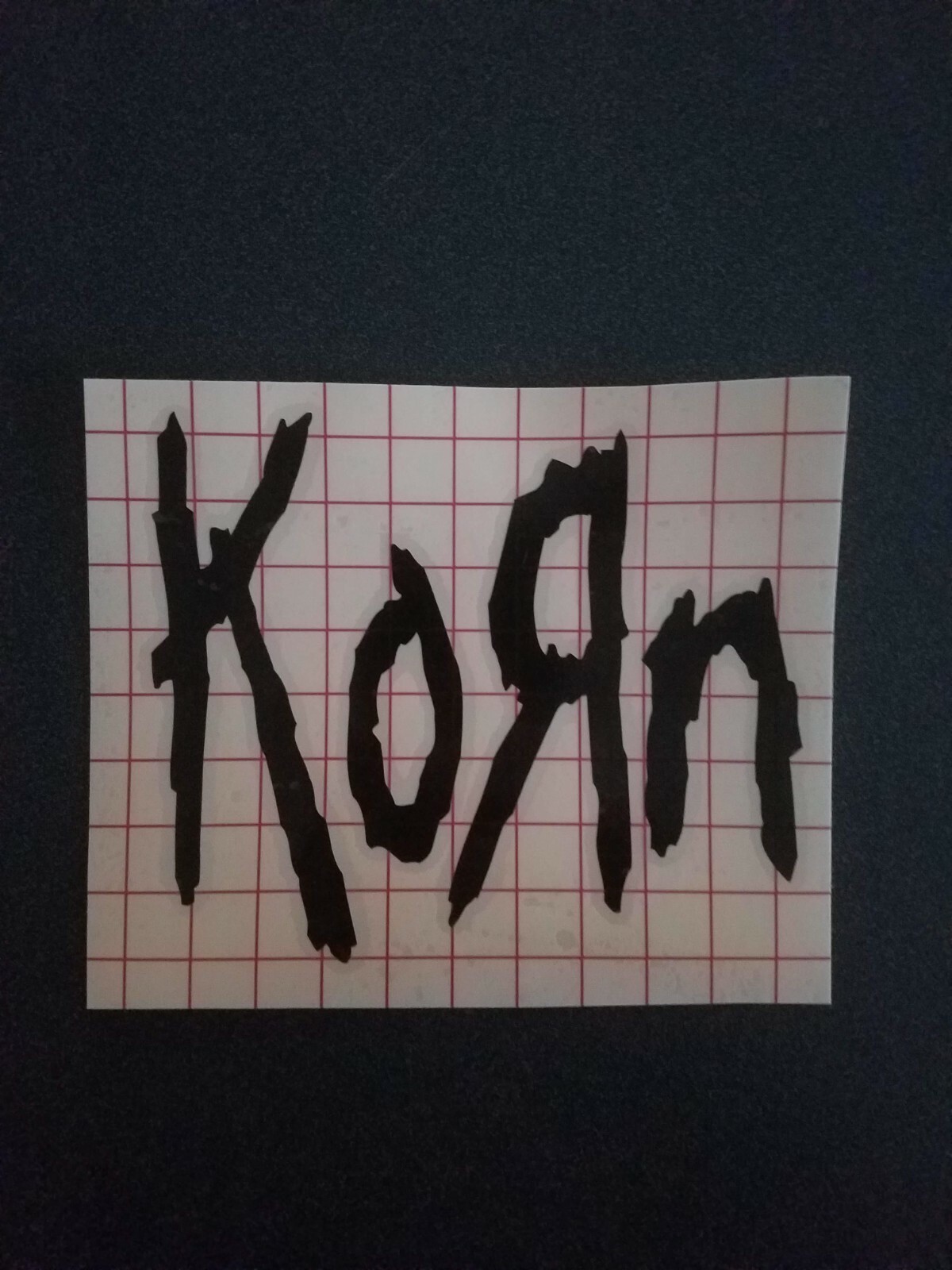 Korn Vinyl Decal