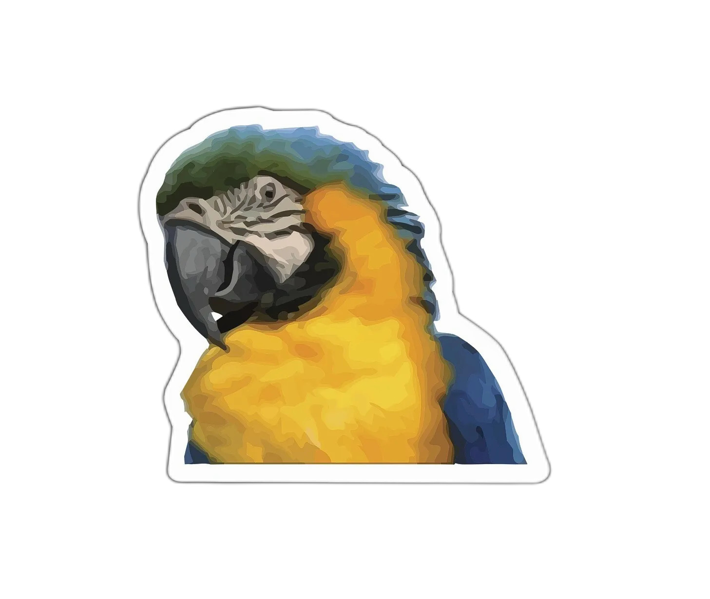 Parrot Sticker Decal Realistic