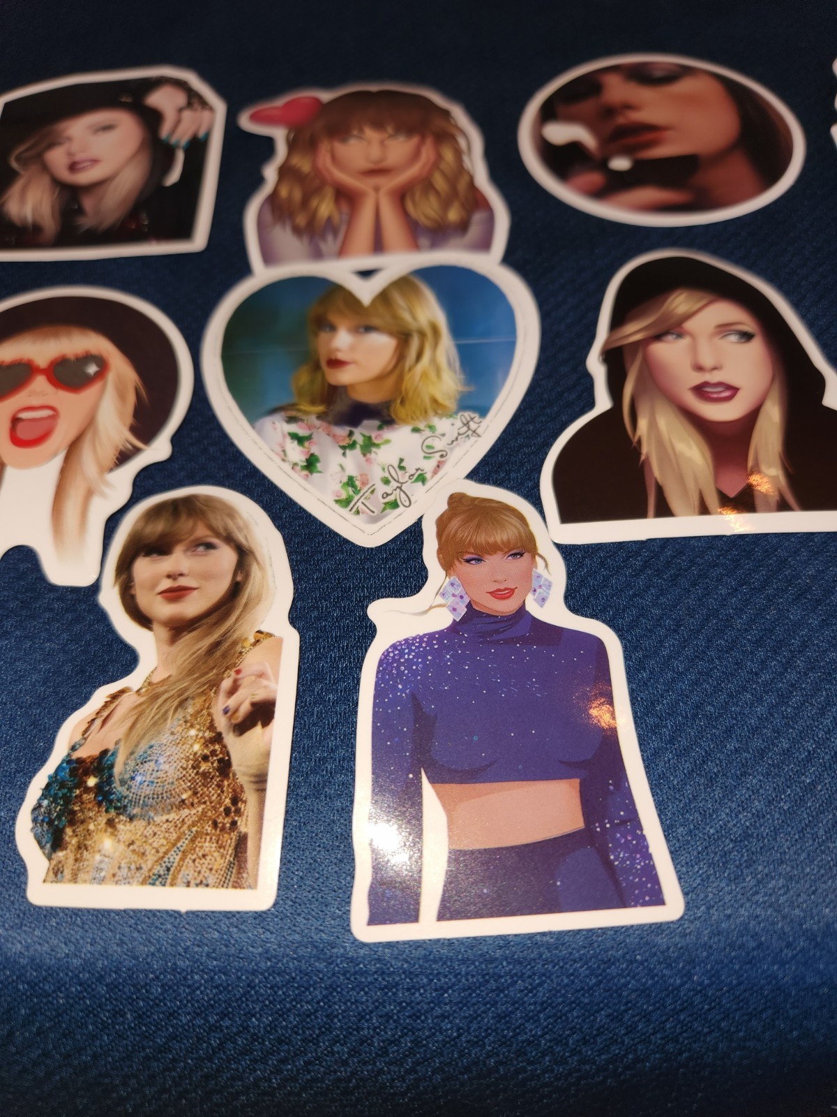 13 Taylor Swift Face Stickers, Swiftie Stickers, Laptop Stickers, Swiftie Decals