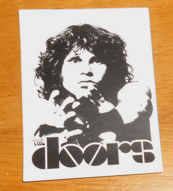 The Doors Sticker (rectangle) 2×2.75 B&W