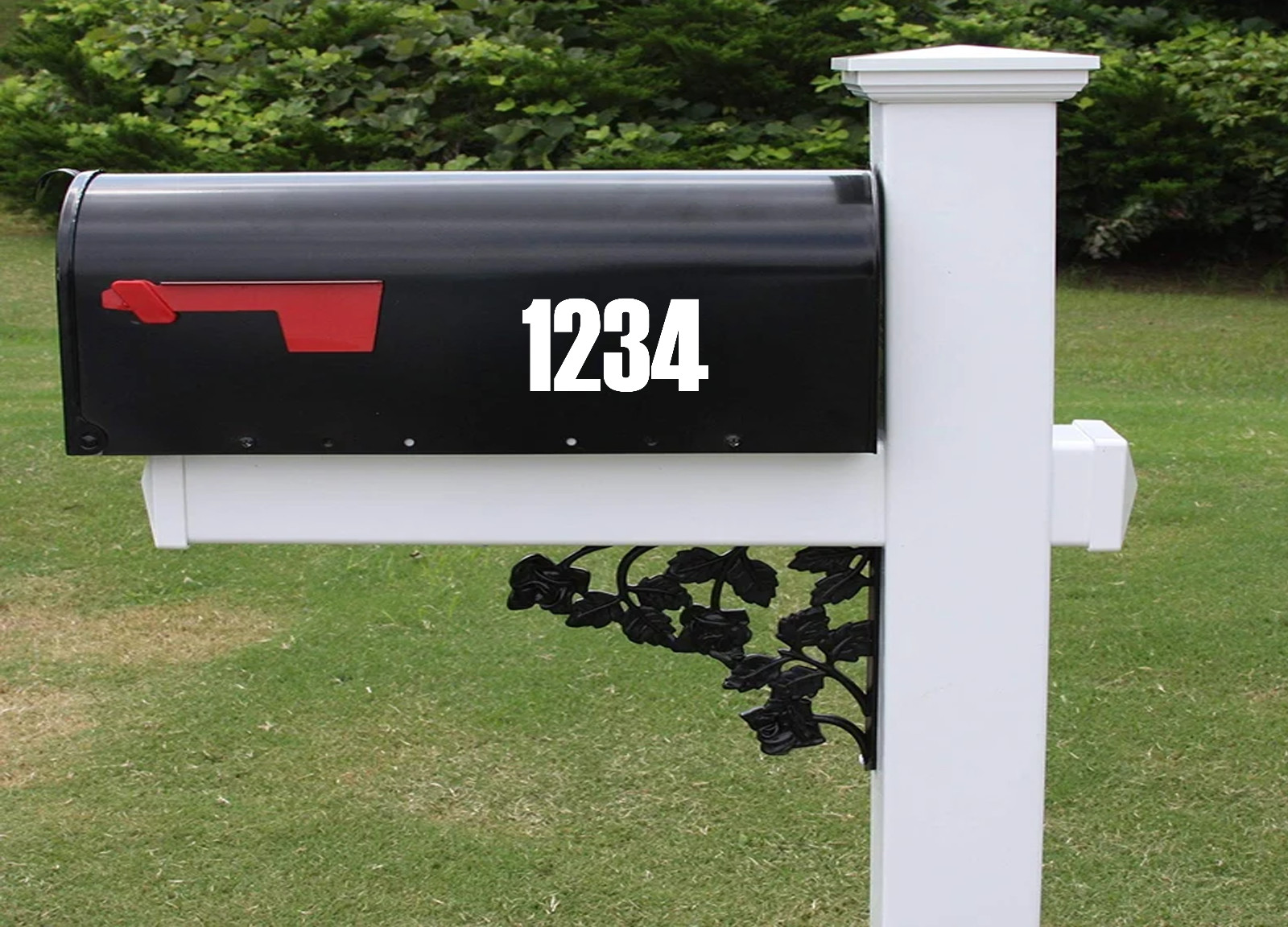 Haettenschweiler Vinyl Street Address Mailbox Number Decal Stickers