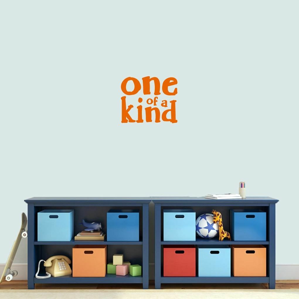 One Of A Kind Wall Decal – Kids, Nursery, Playroom, Classroom, Wall Sticker