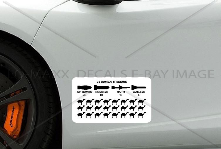 Camel Fighter Bomber Military Combat Kill Markings Premium Printed Vinyl Sticker