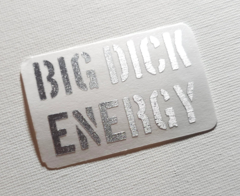 BIG D*CK ENERGY – Premium Vinyl Decal – 16+ Colors Available