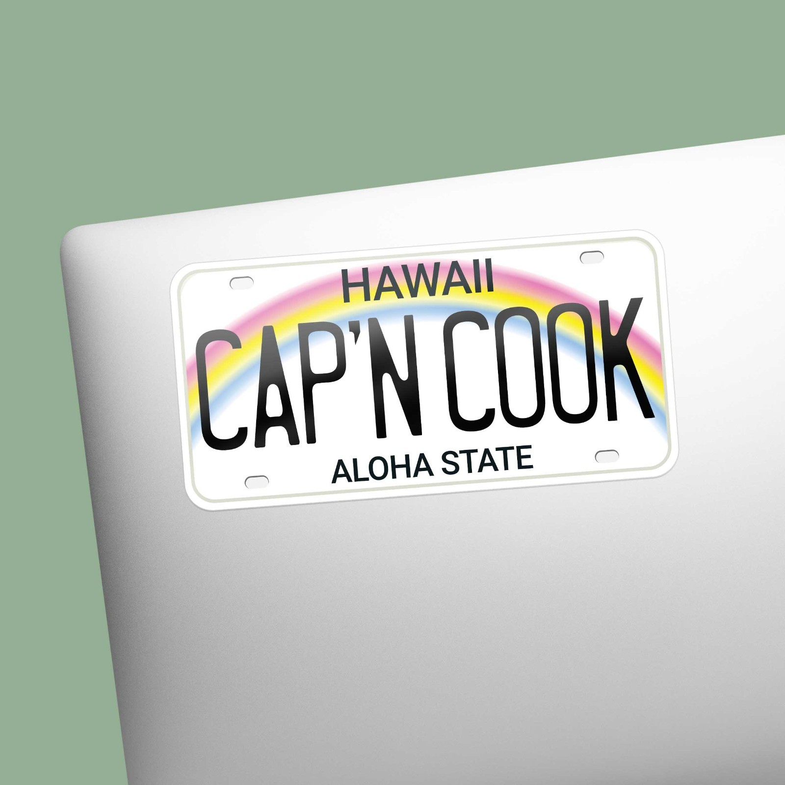 Hawaii License Plate Sticker – Choose Your City or Hawaiian Phrase