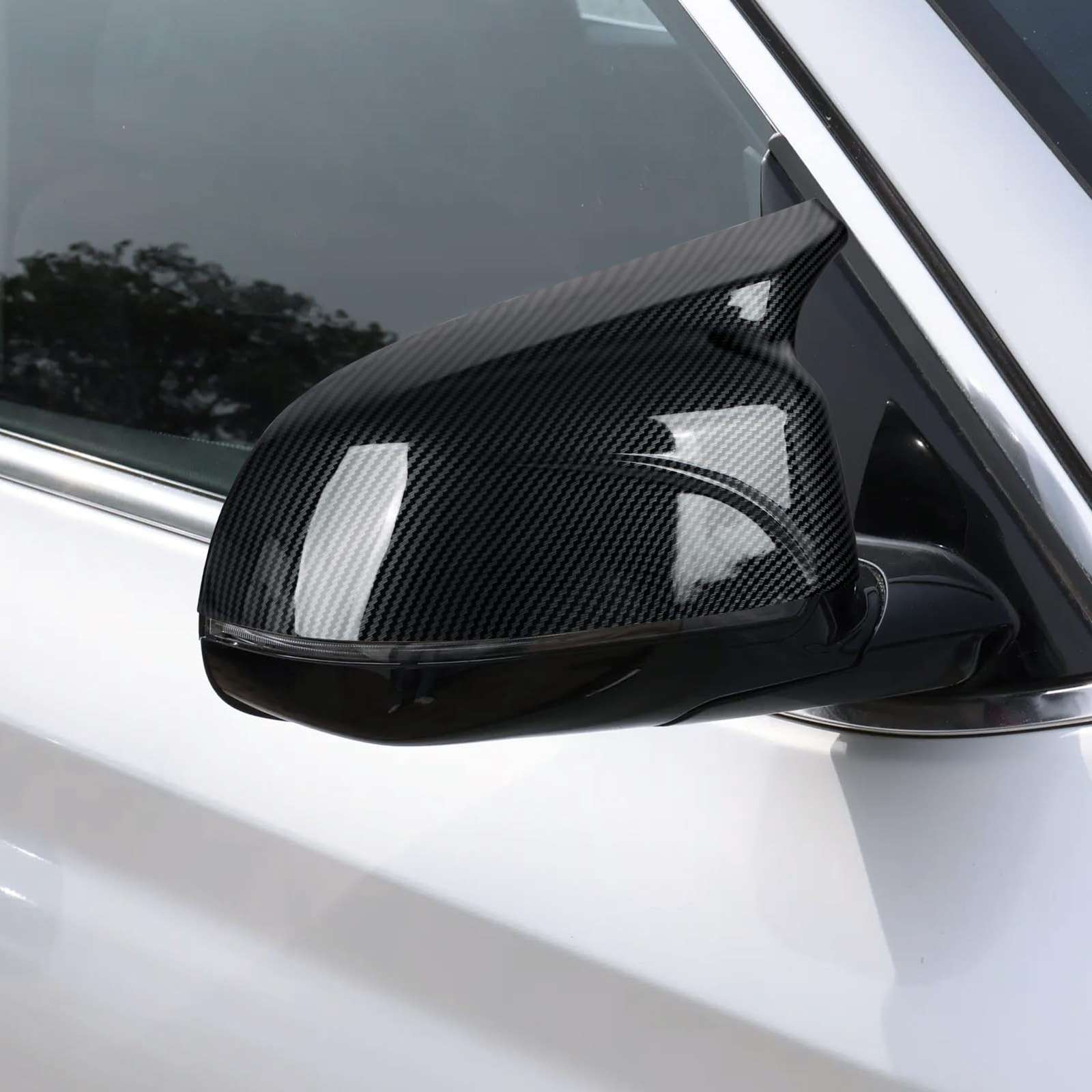 Carbon Fiber Rearview Mirror Cover Trim for BMW X3 X4 X5 X6 X7 Accessories