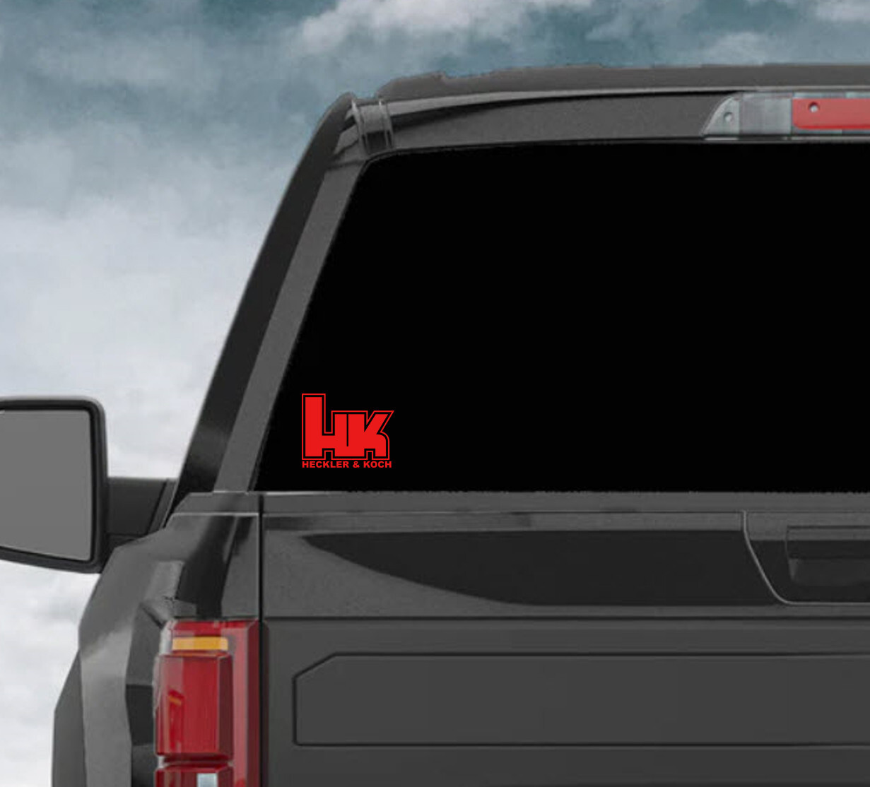HK Heckler & Koch Transfer sticker 3.75 inch – choose color – NEW