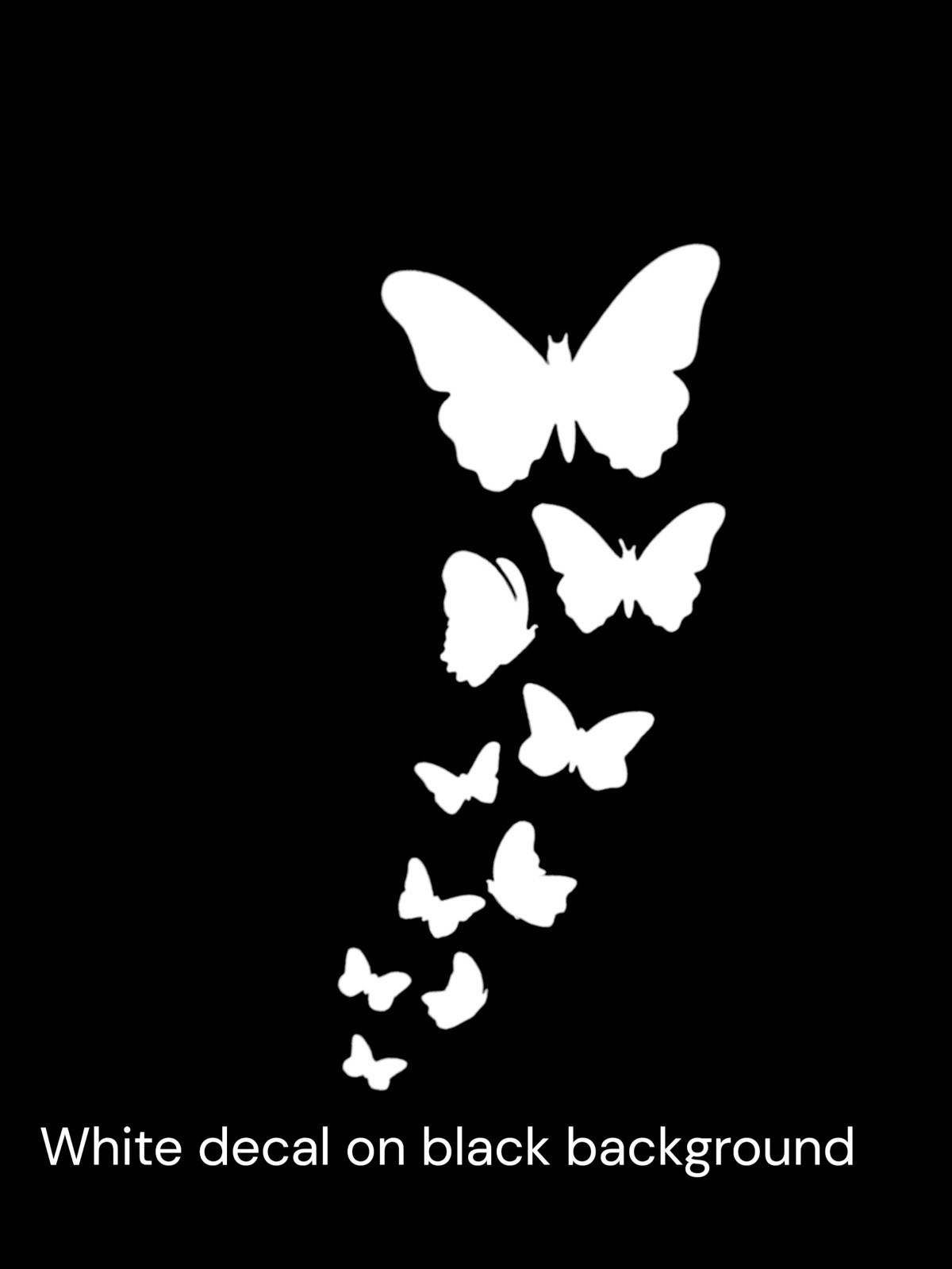 Butterfly's Decal for car Windows Laptops most Smooth Surfaces