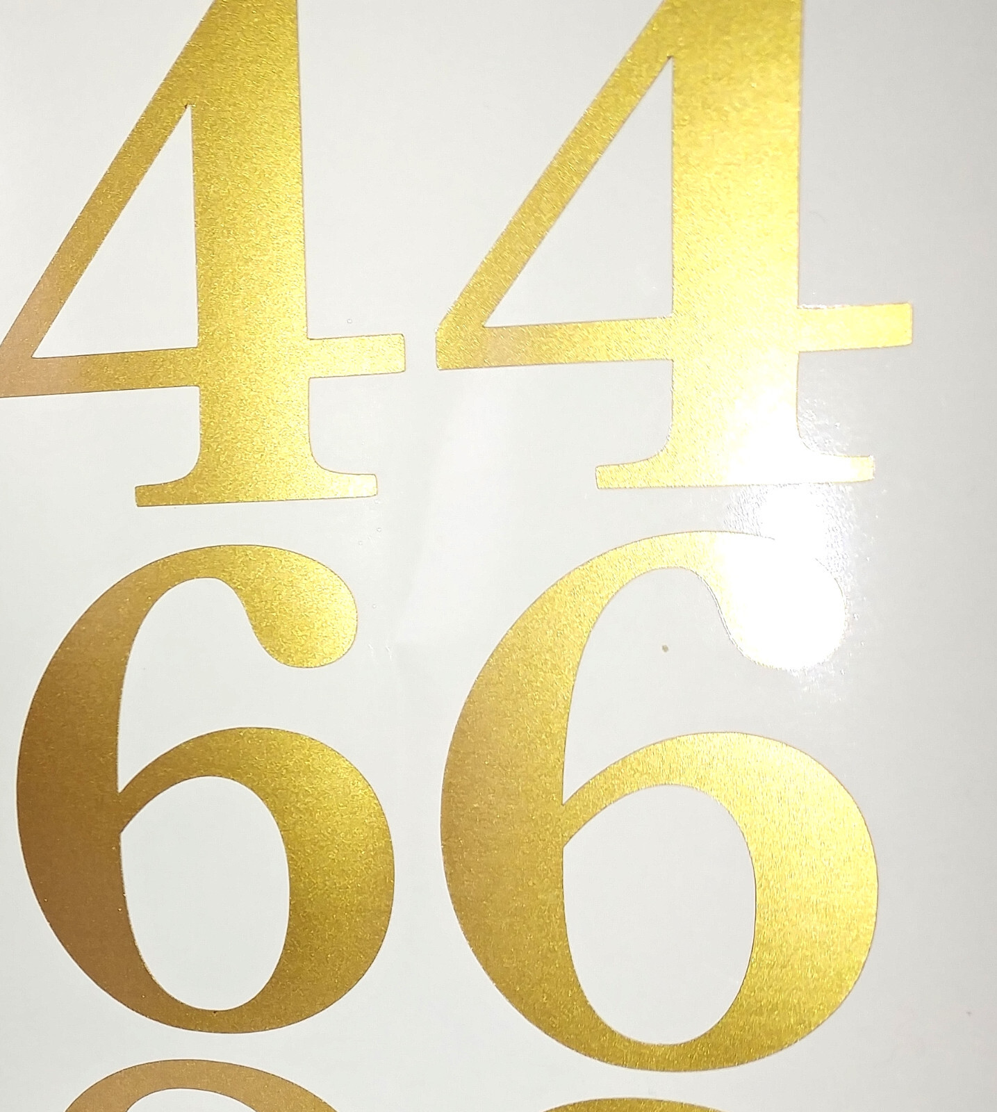 Lot of 20 – Century Classic Font, Mailbox Numbers, Cars, Door , Gold, Black Whi
