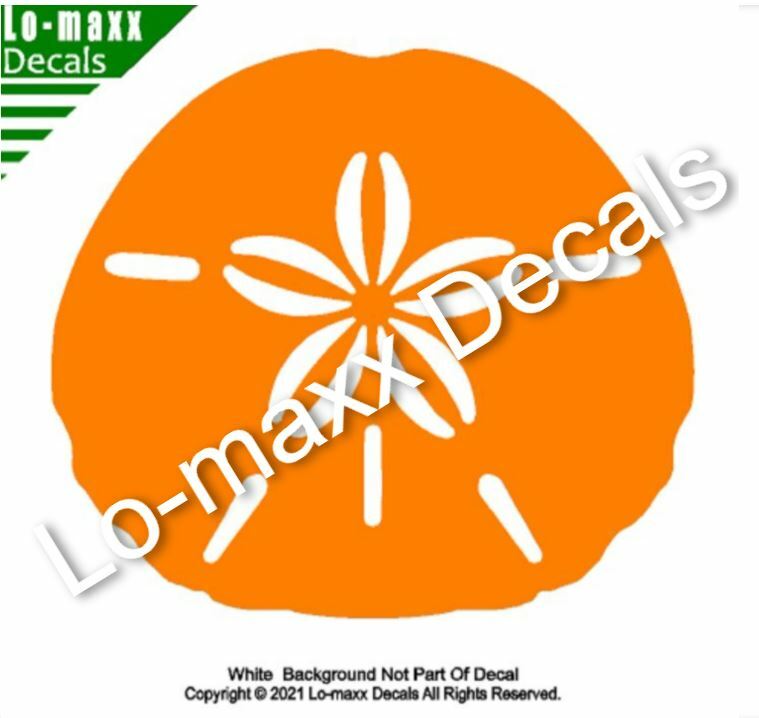 Sand Dollar Sea Life Seashore Ocean Beach Original Design Die Cut Vinyl Decal