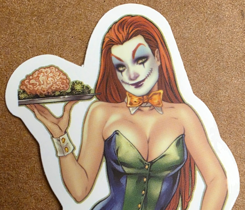 Halloween Sticker Girl Clown Zombie Gothic Punk Rock Emo Metal Comic Anime Manga