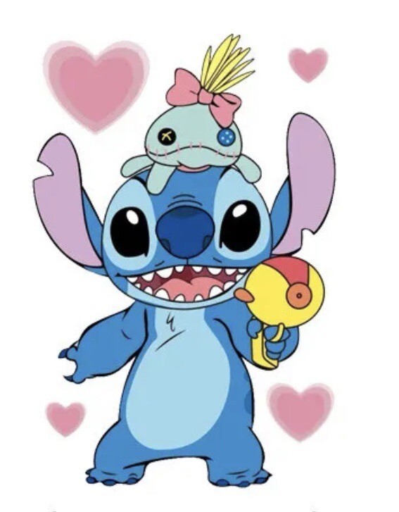 Love Gun Stitch Sticker Disney Decal Car Truck Laptop Binder Yeti Free Shipping!