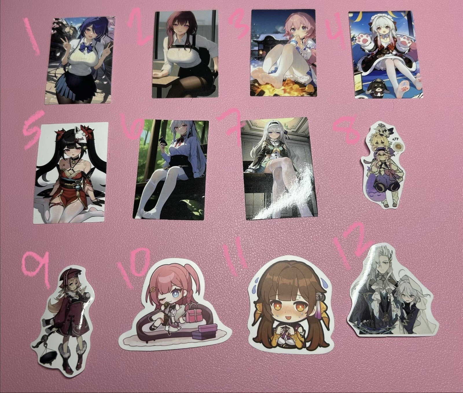Genshin Impact And More Anime Stickers – 6