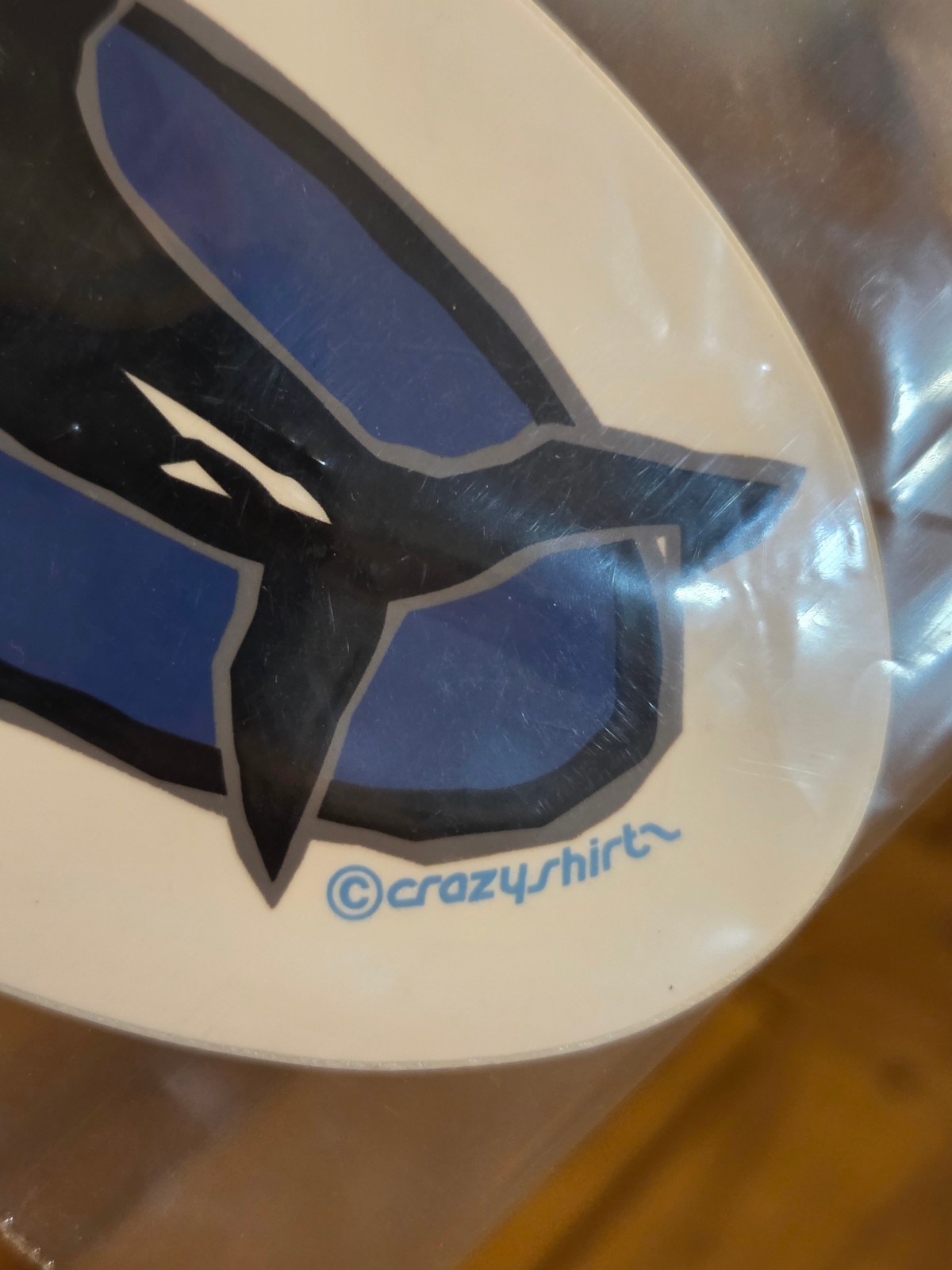 NEW, sturdy vinyl sticker, vinyl decal, HAWAII, oval SHARK, Kauai, 5 x 3"