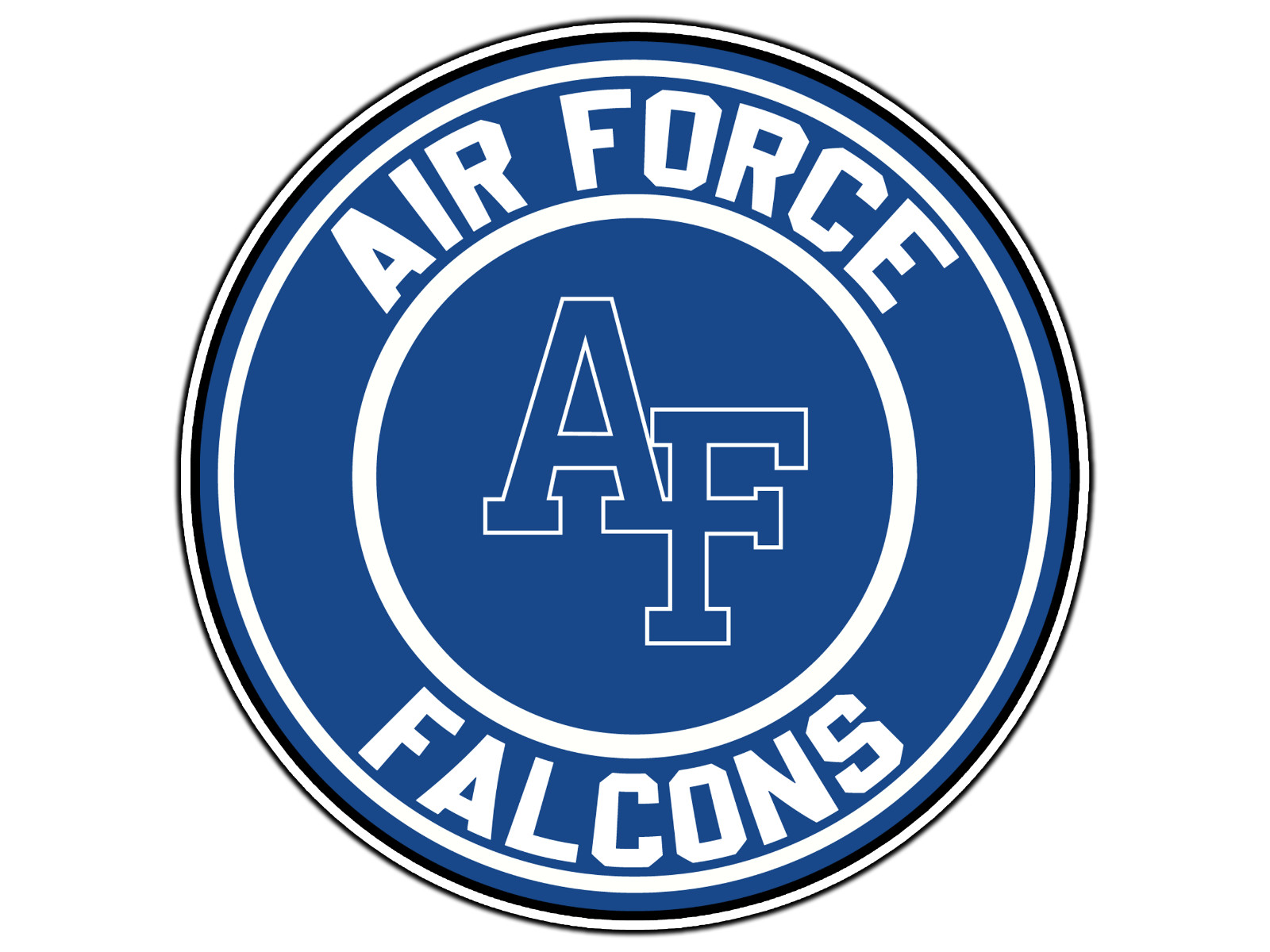 #0511 Air Force Falcons Emblem Logo College Sticker Waterproof Vinyl Decal Car