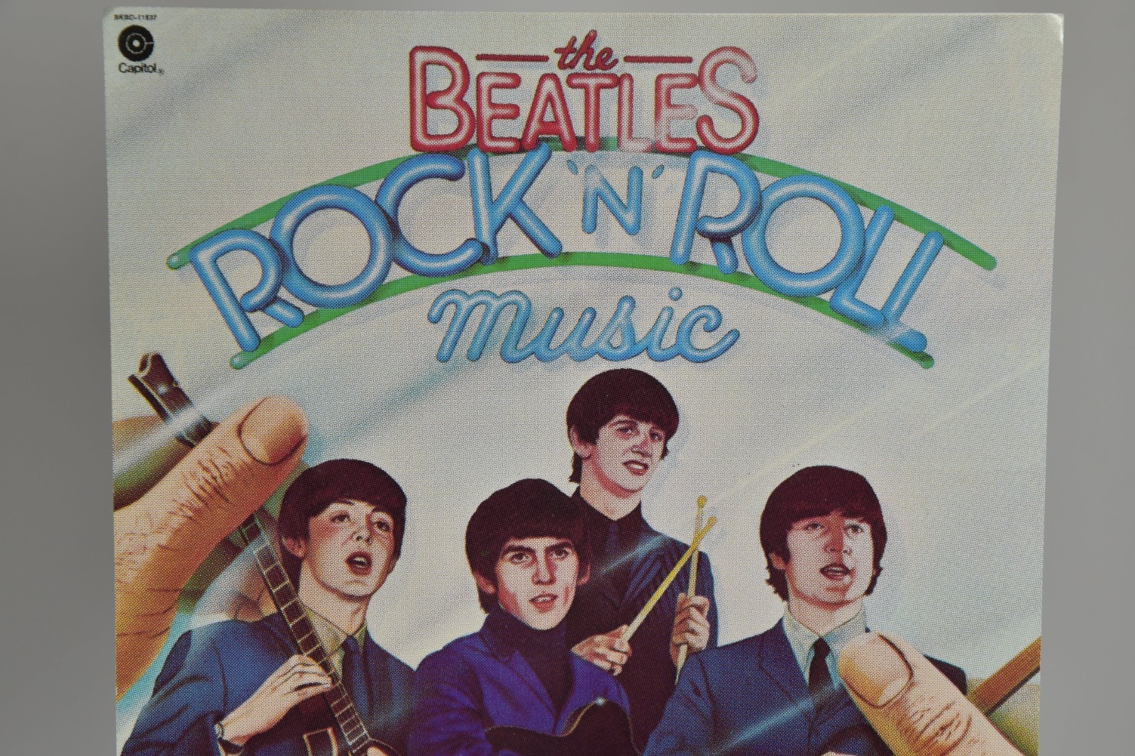 Vintage The Beatles Rock 'n' Roll Album Art 6" Art Print 45 Record Paper ONLY
