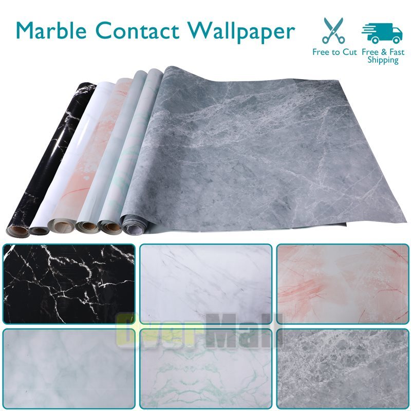Rollo De Papel Mármol Tapiz Decorativo AutoAdhesivo Marble Contact Paper Granite