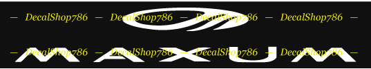 Maxum Boats – Outdoor Sports- Vinyl Die-Cut Peel N' Stick Decals & Stickers
