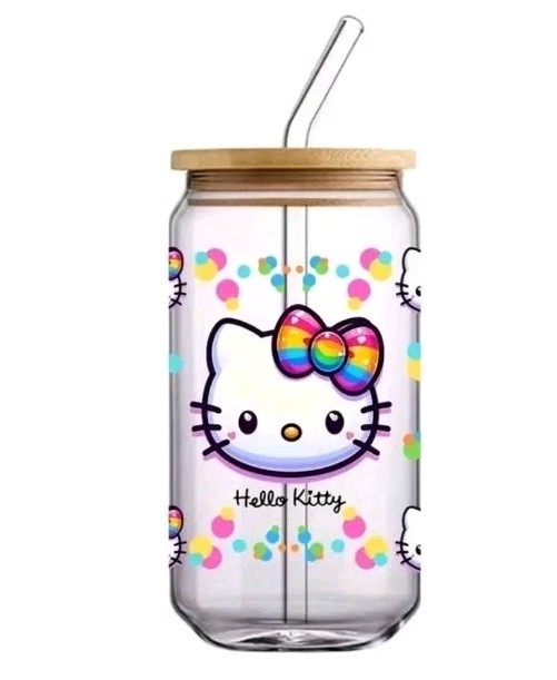 Sanrio Hello Kitty UV Transfer Stickers For Cups. Cup Not Included
