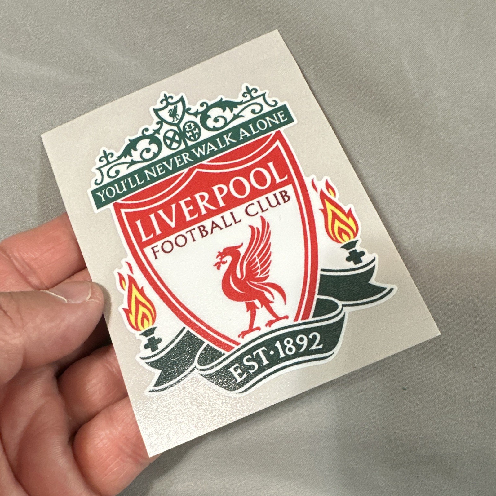 Liverpool Football Club Crest Vinyl Decal Sticker – Multicolor "Est. 1892"