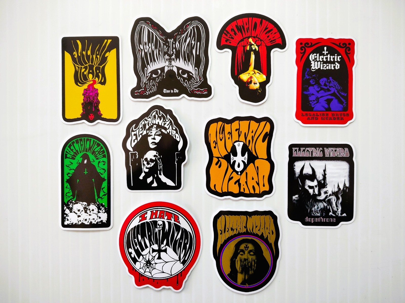 Electric Wizard Doom Metal Sticker Pack (10) Stoner Sludge Dopethrone Black Mass