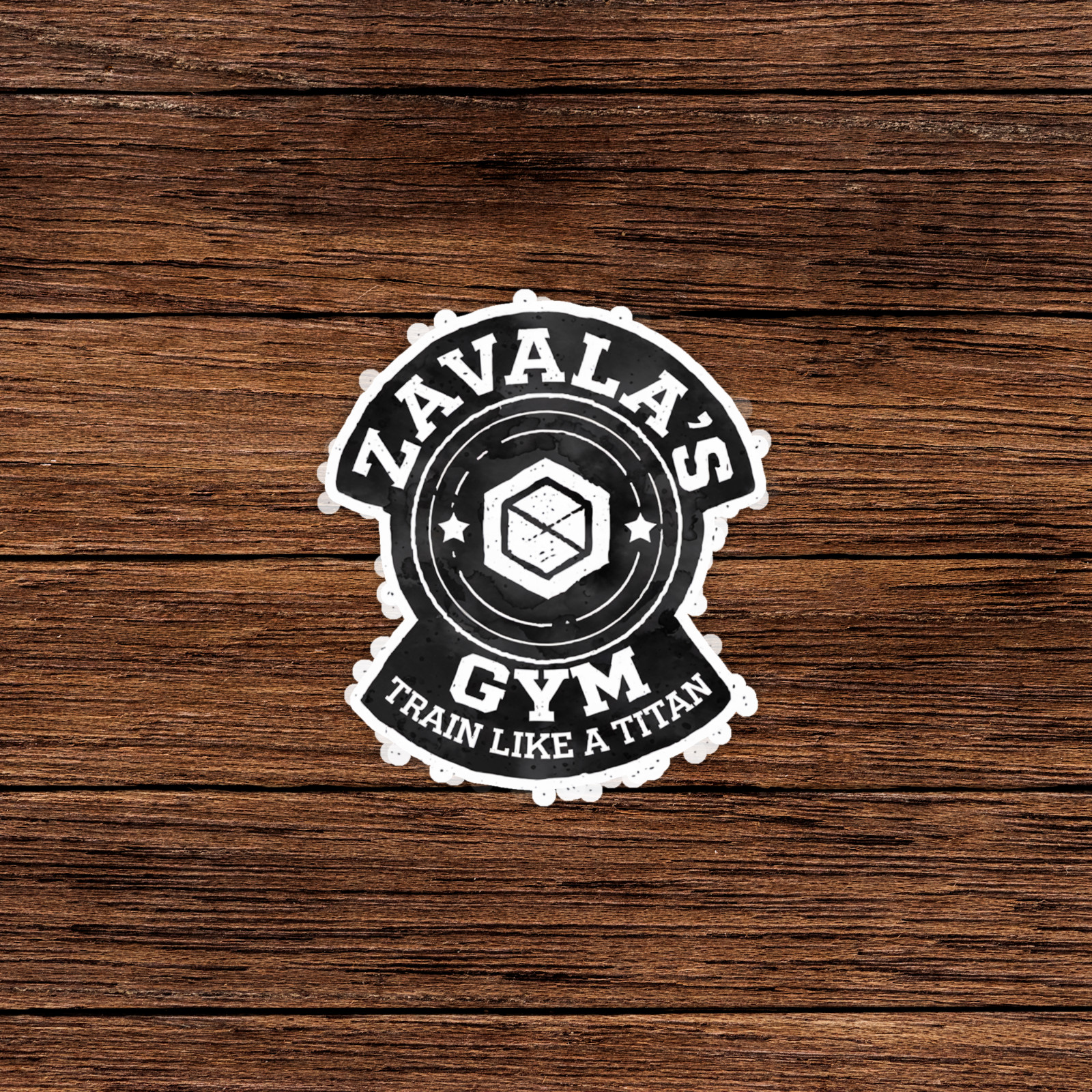 Zavala's Gym Sticker: Train Like a Titan Destiny-Inspired Design #912
