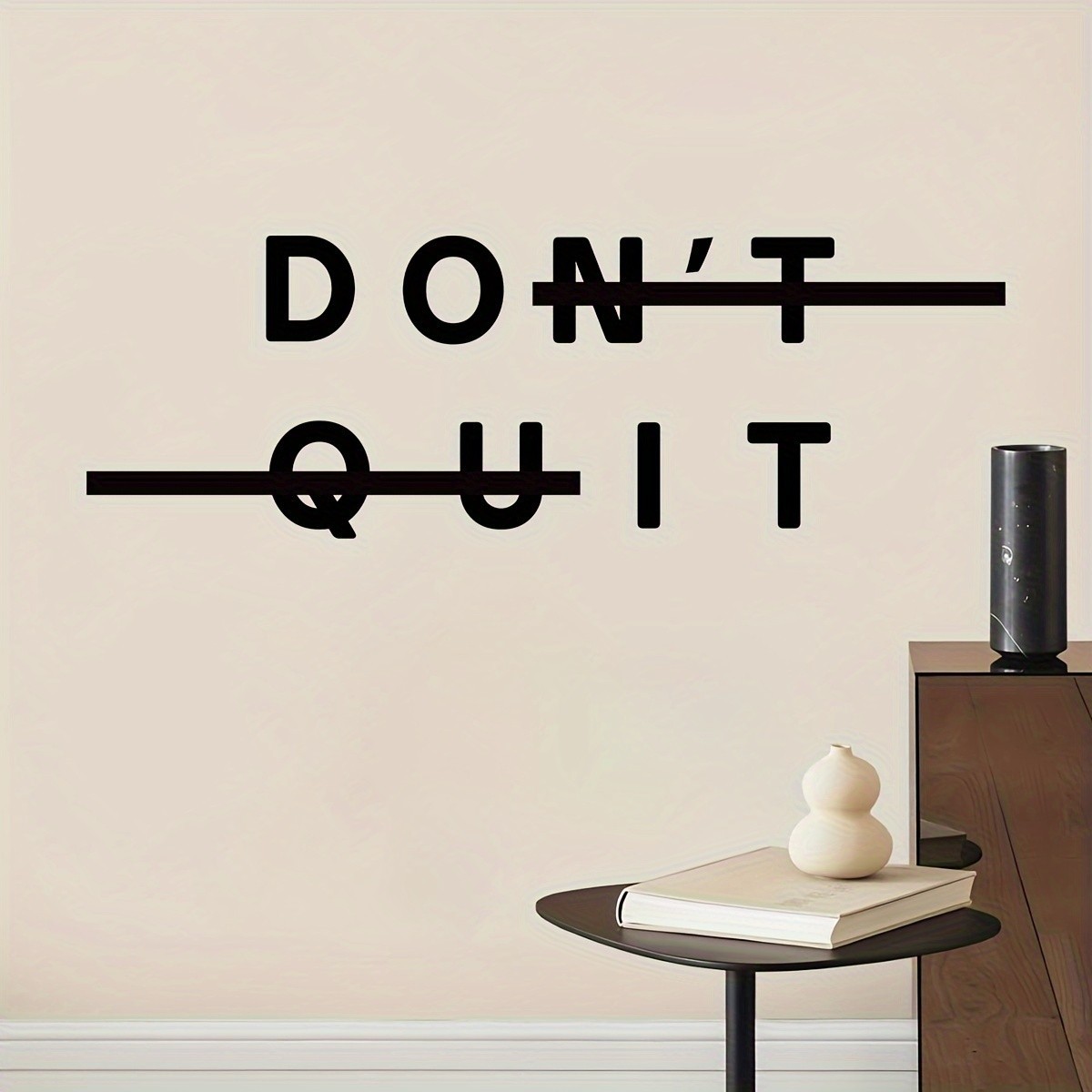 Don't Quit Motivational Wall Decal Sticker Quote for Home Gym Office Decor