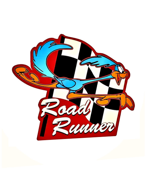Plymouth Road Runner Sign Sticker "Beep Beep** Round 5 Sizes
