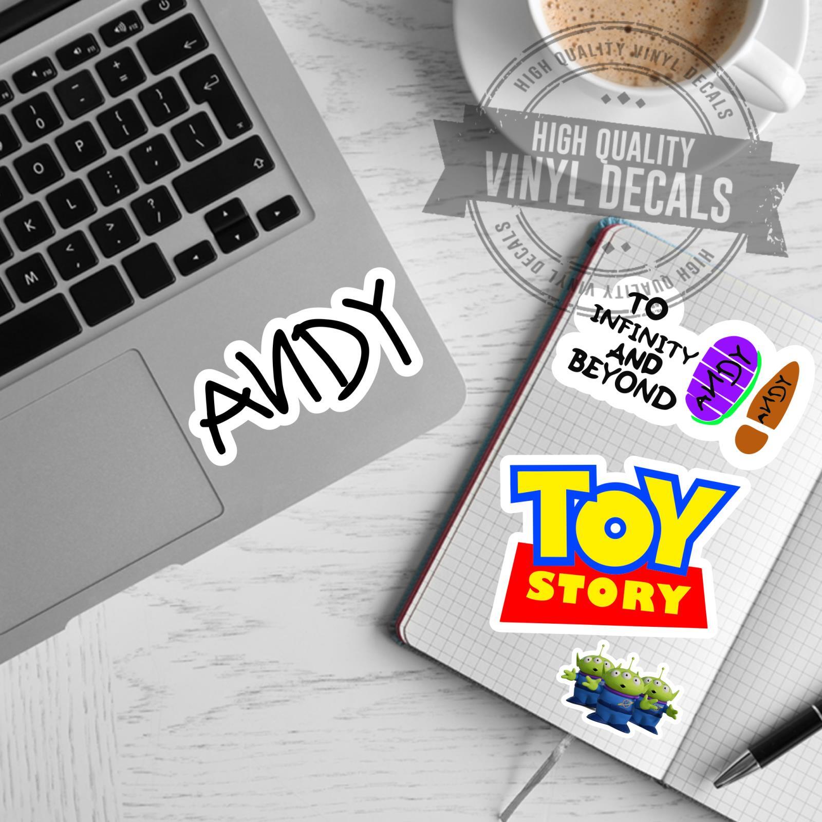Toy Story Buzz Lightyear Woody Cartoon Kids A4 HQ Printed Vinyl Decal Sticker