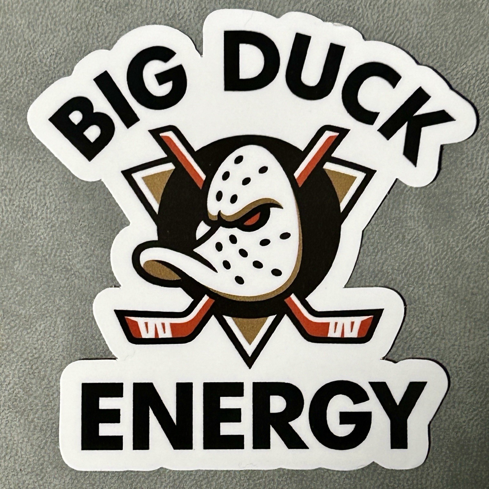Big Duck Energy Vinyl Sticker – Anaheim Mighty Ducks Hockey– 3” Decal NHL