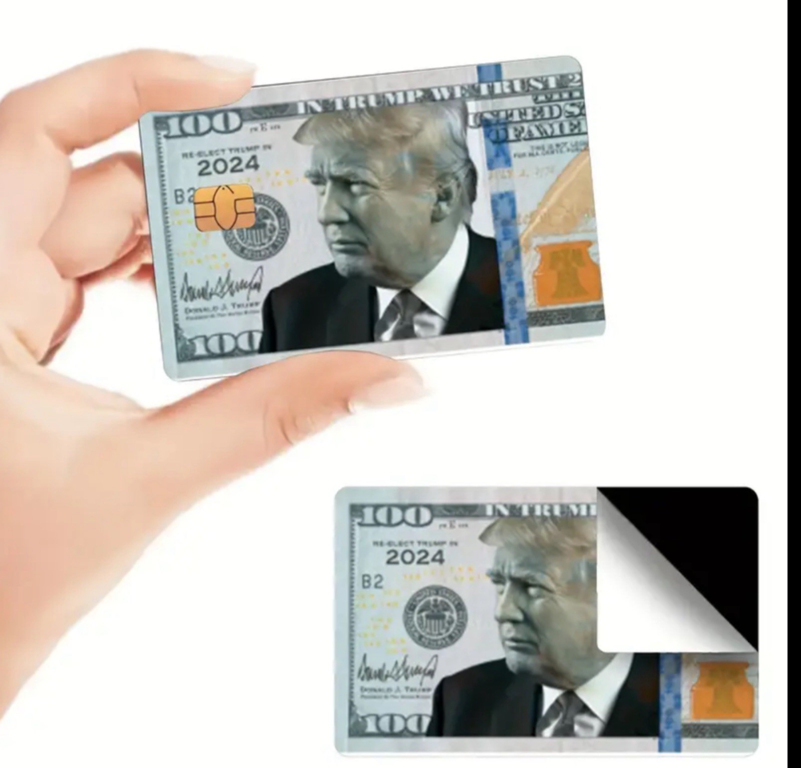 Donald Trump Card Stiker – Full Cover Debit/credit Card Skin -Waterproof Desingn