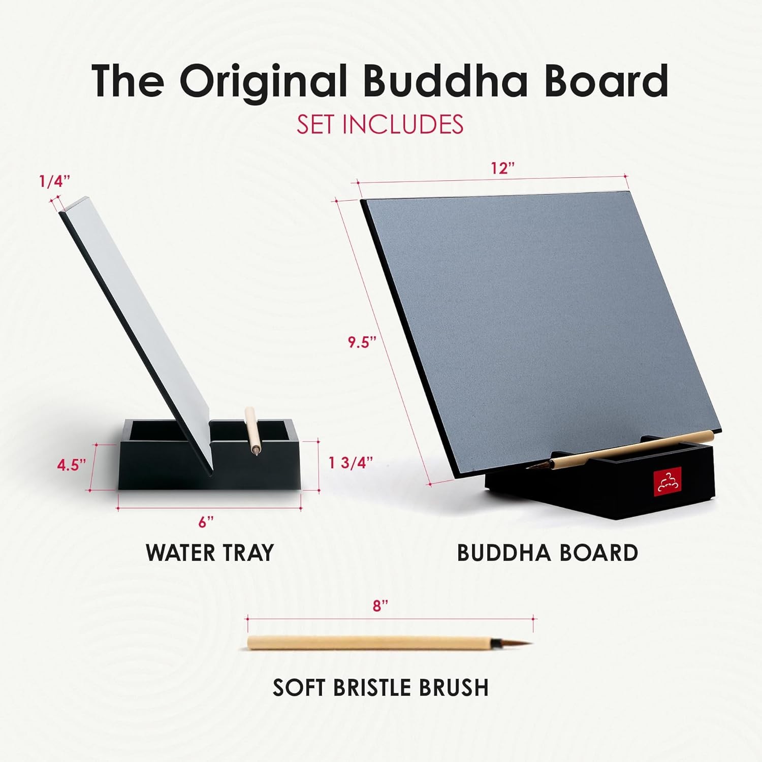 Buddha Board Original Water Painting Art Board Set Mindfulness Creative Zen