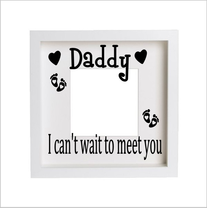 BABY scan photo for mummy , daddy, nanny etc Vinyl Decal/ Sticker Ribba Frame