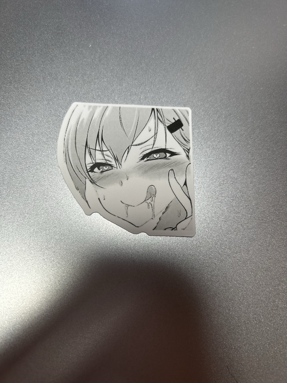 black and white waifu lewd sexy girls stickers #7