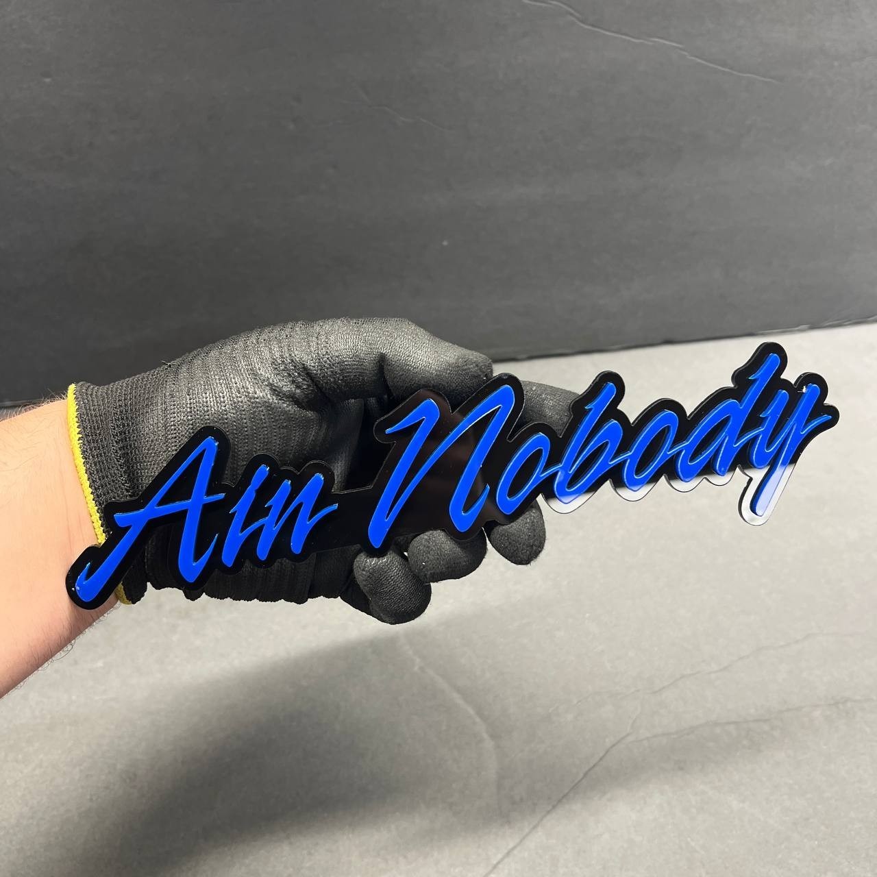 Custom Laser-Multicolor Personalized Name! Cut 3D Acrylic Emblem Badge for Car –