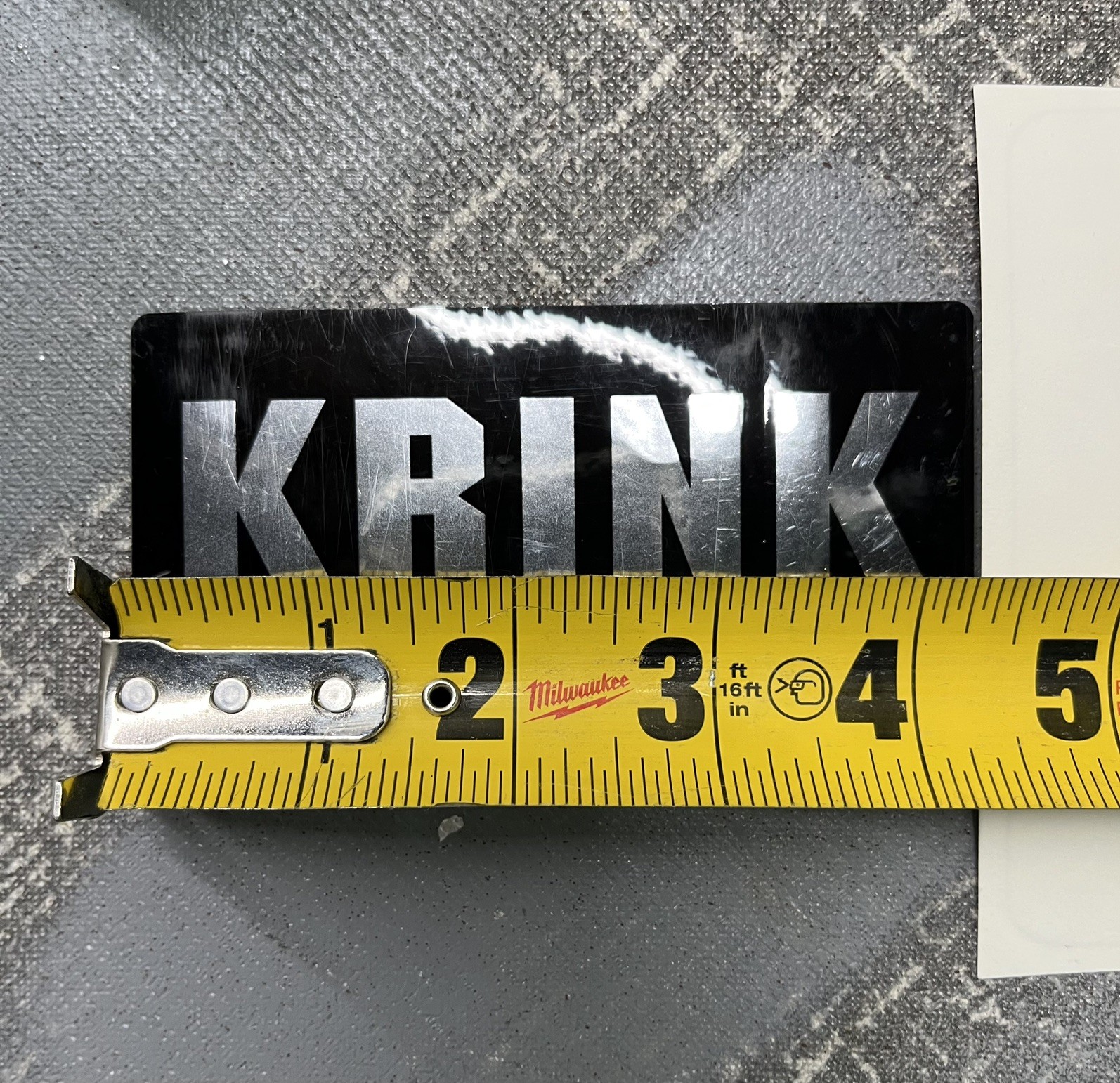 KRINK New York City Logo Rectangle Sticker Decal – 5 available, $10 each
