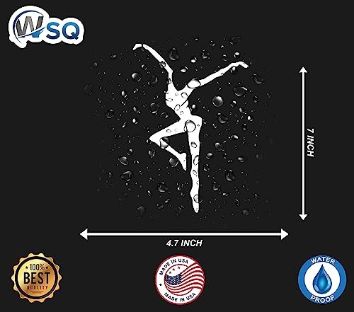 Fire Dancer Vinyl Premium Quality White for Car Bumper Truck Van SUV Window