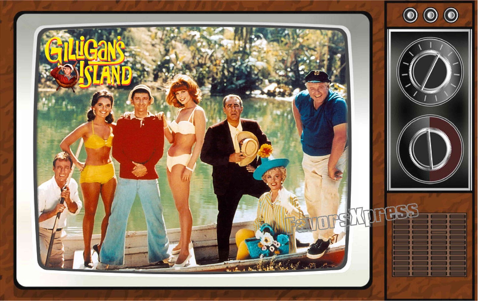 Gilligan's Island Classic TV Show PHOTO MAGNET 4 X 2.5 INCHES