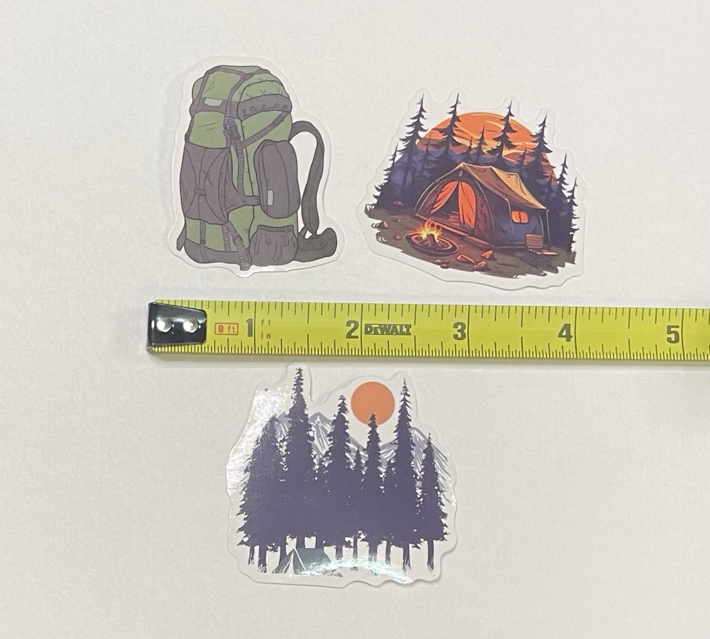 Camping Outdoors Style Stickers 50pc Camping Adventure Stickers FREE SHIPPING