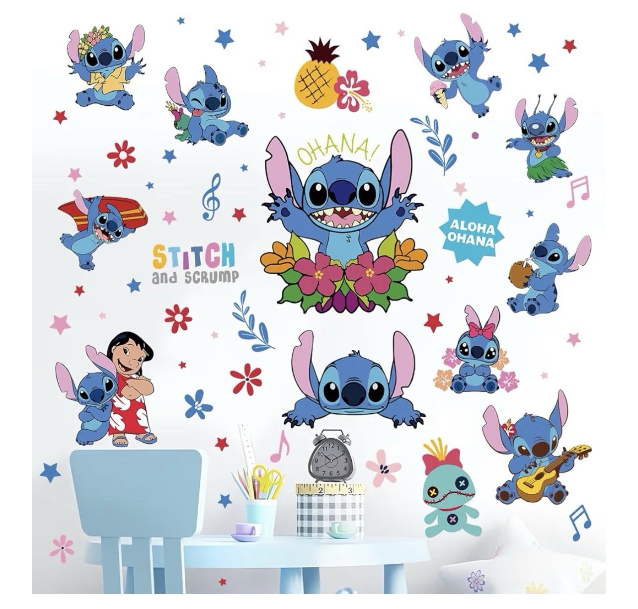 Lilo And Stitch Wall Decals Various Assortment