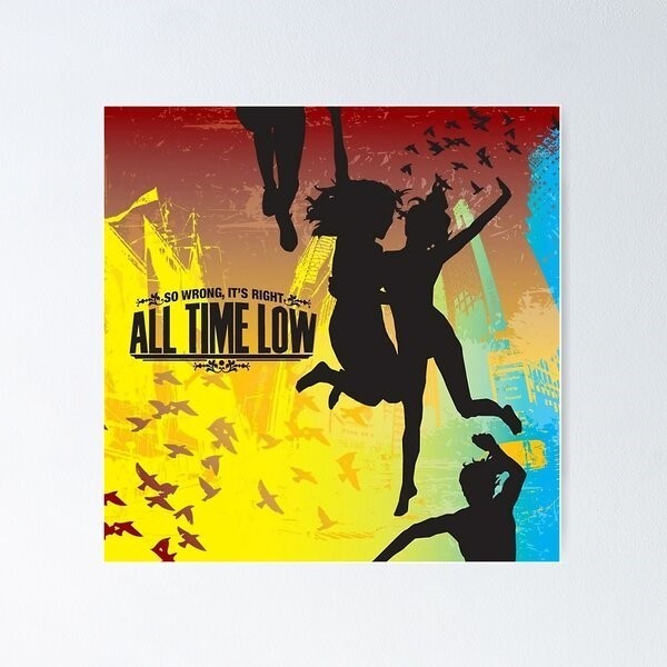 All Time Low Vinyl Die Cut Sticker