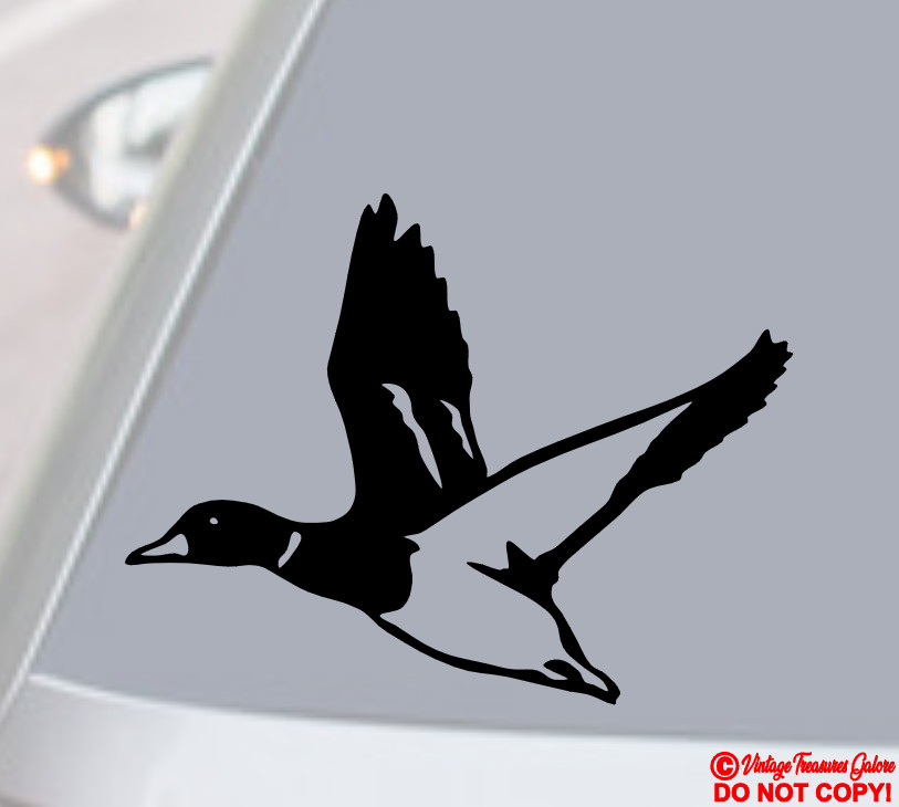 DUCK Vinyl Decal Sticker Boat Car Truck Rear Window Bumper BIRD HUNTING WILDLIFE