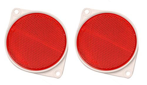 Hy-ko Products CDrf-3r Nail On Reflector 3 1/4 Diameter Red, 0.5 Ounce