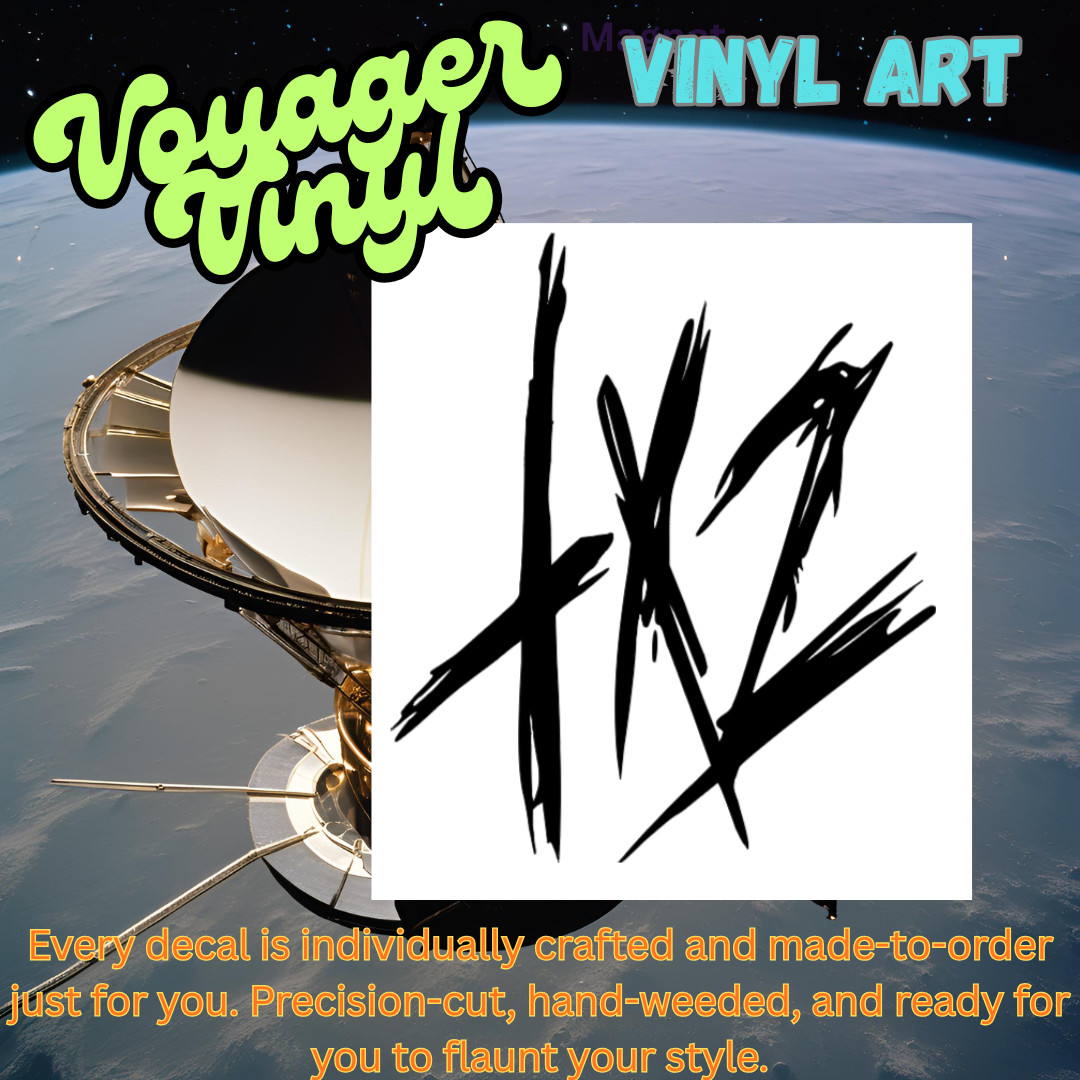 TX2 Metal & Rock Vinyl Art – Weatherproof Tribute Decal – Die-cut