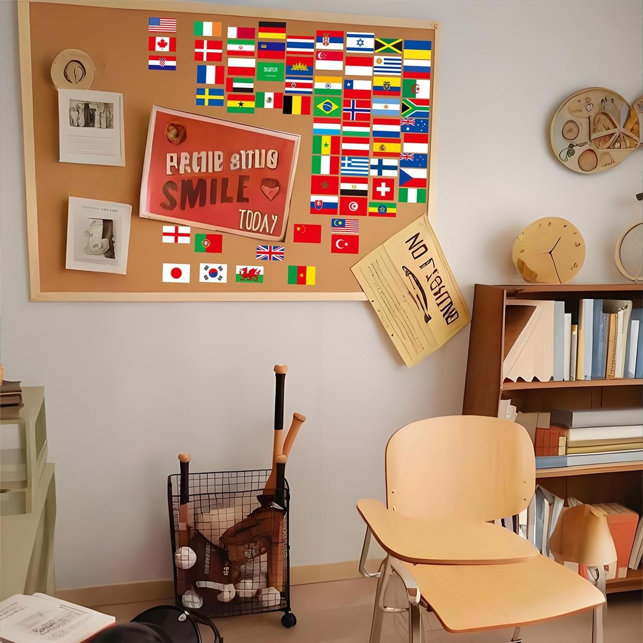 66 Pack Flags of The World Stickers – Premium Country Flag Stickers Set – Durabl