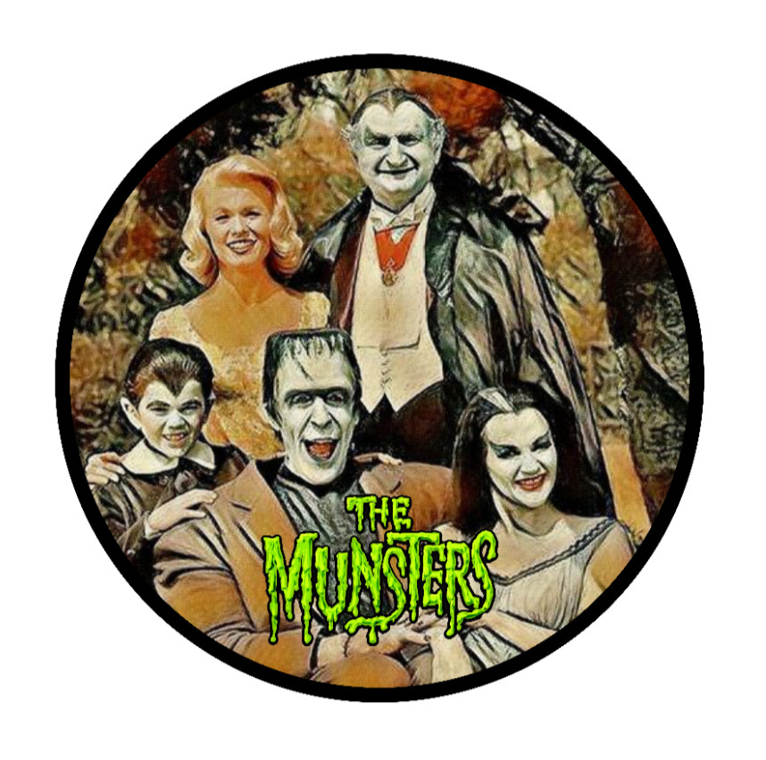 The Munsters (Color) – Classic TV – 4" Vinyl Decal Vehicle Cooler Laptop Decor