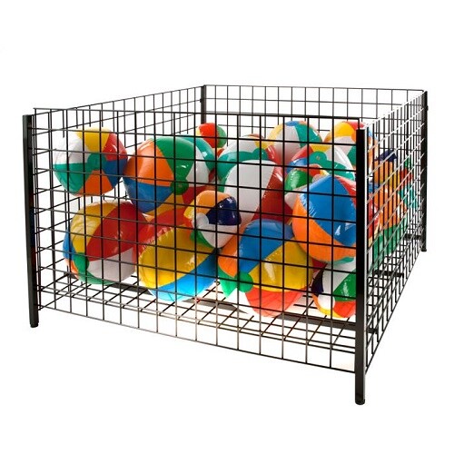 Econoco GTC48/B Square Grid Dump Bin