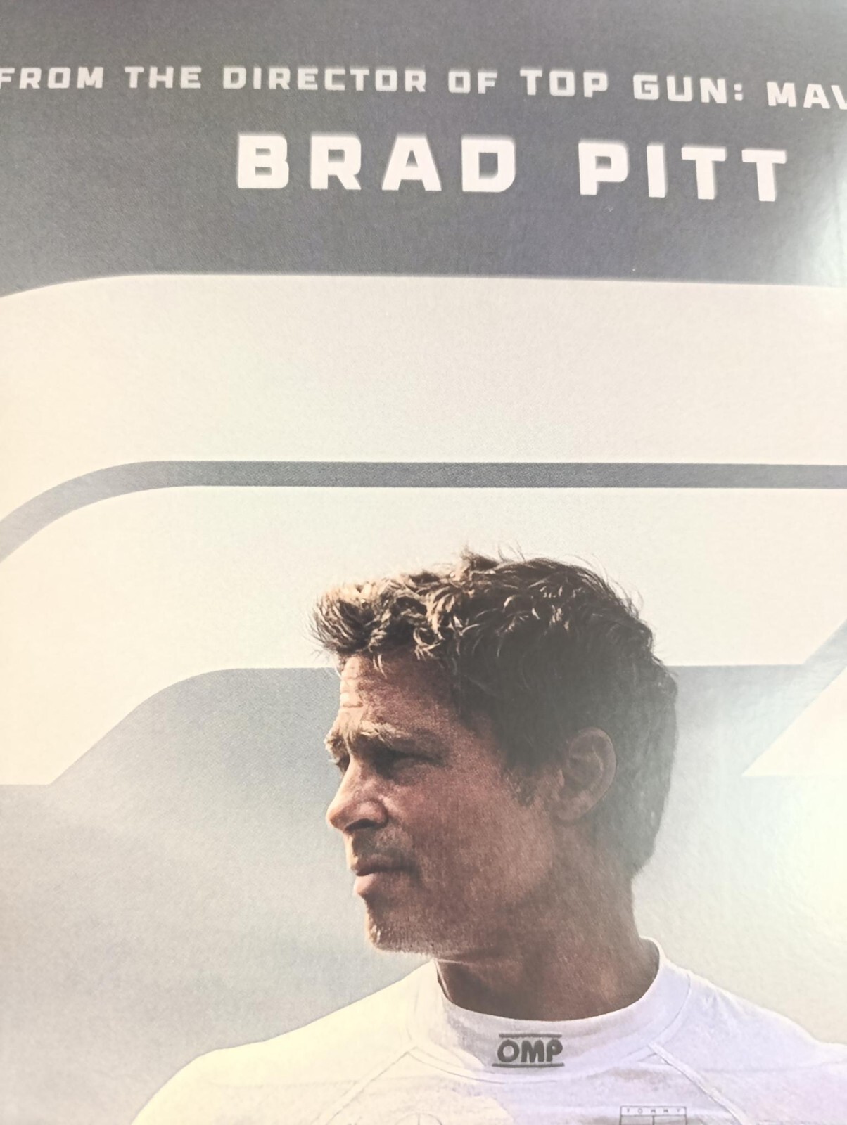 F1 Movie Poster Final Version 2025 Brad Pitt White 300 gr Paper A3 A4