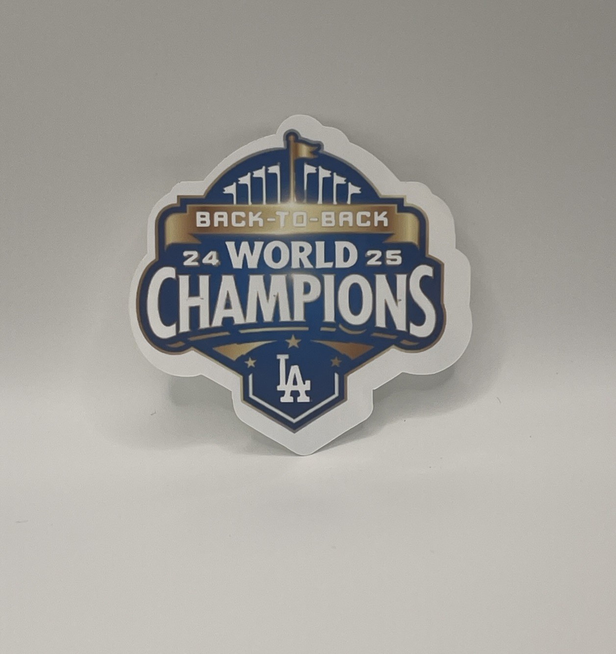 Los Angeles Dodgers 2025 Championship Premium Vinyl Sticker 3×3 inch